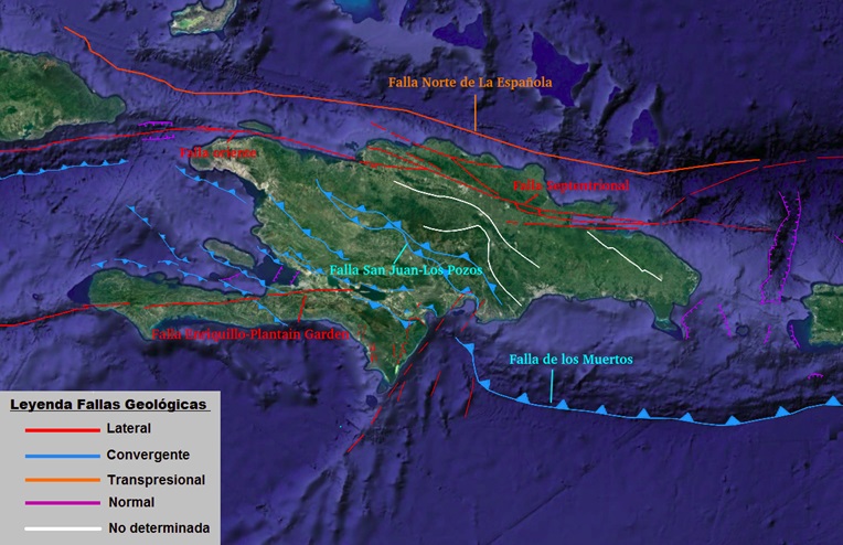 Principales fallas activas de La Espaola