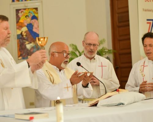 Realizan eucaristía por día de San Ignacio de Loyola