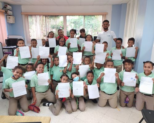 Biblioteca del IPL desarrolla taller con estudiantes de 4to de Primaria