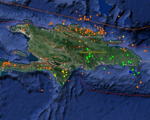 Desciende la actividad sísmica en septiembre 2022 para un total de 215 temblores registrados en La Española y sus alrededores