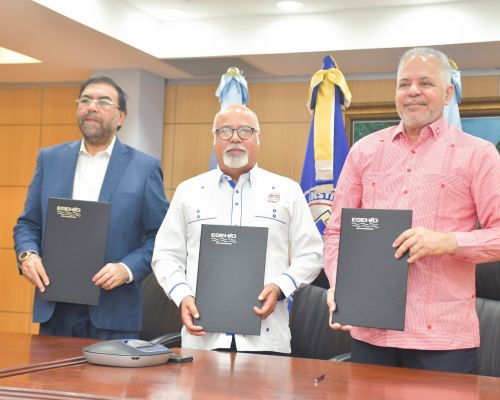 Loyola, EGEHID e INDRHI acuerdan modernizar redes sísmicas en torno a las presas e hidroeléctricas